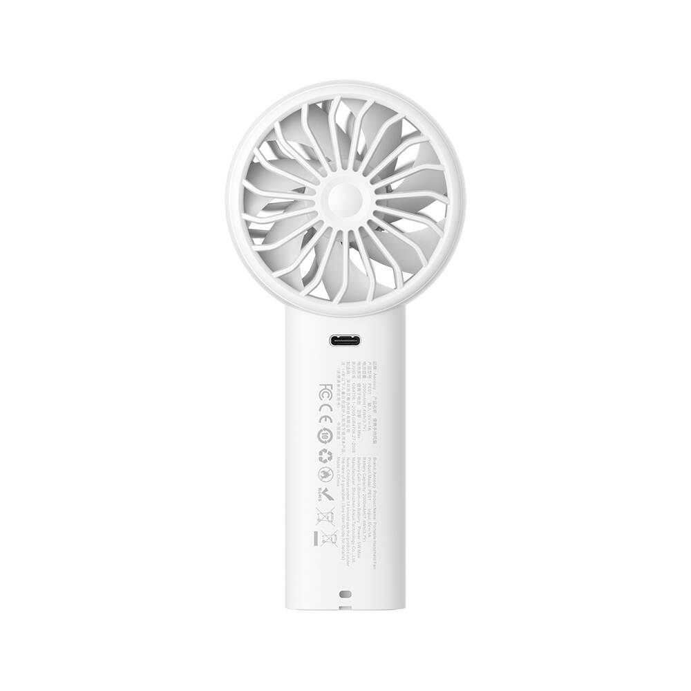 Aecooly PE01 Dijital LED Göstergeli 5 Kademeli Portatif Soğutucu El Fanı - 5