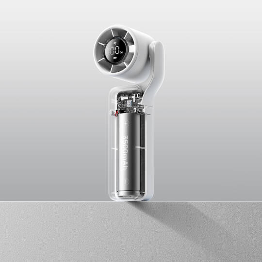 Aecooly PF04 Dijital LED Göstergeli 5 Kademeli Portatif Soğutucu El Fanı - 3