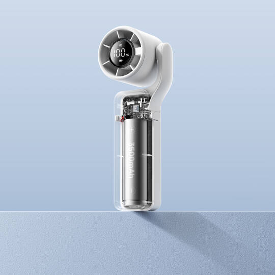 Aecooly PF04 Dijital LED Göstergeli 5 Kademeli Portatif Soğutucu El Fanı - 4