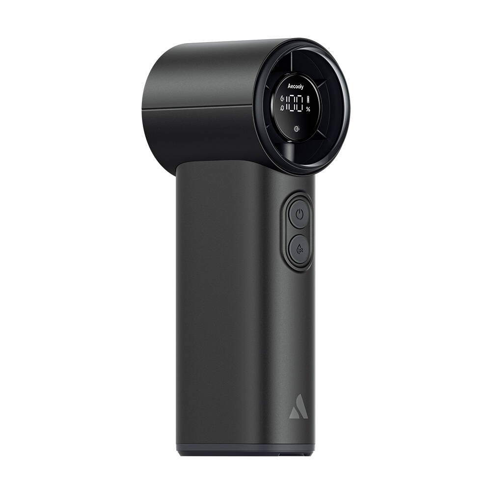 Aecooly PM02 Dijital LED Göstergeli Mist Chill Özellikli 5 Kademeli Portatif Soğutucu El Fanı - 26