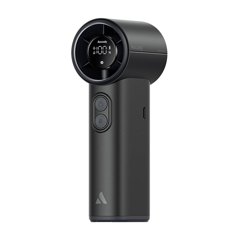 Aecooly PM02 Dijital LED Göstergeli Mist Chill Özellikli 5 Kademeli Portatif Soğutucu El Fanı - 27