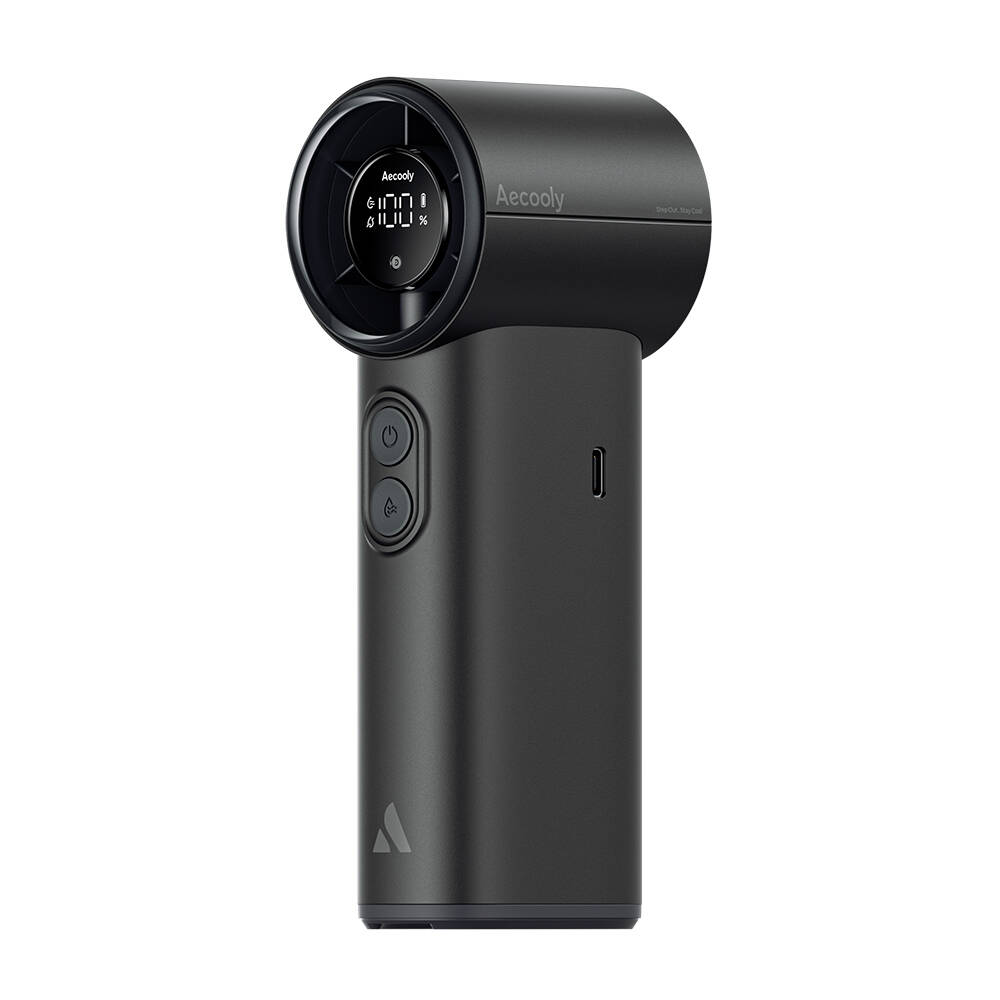 Aecooly PM02 Dijital LED Göstergeli Mist Chill Özellikli 5 Kademeli Portatif Soğutucu El Fanı - 28