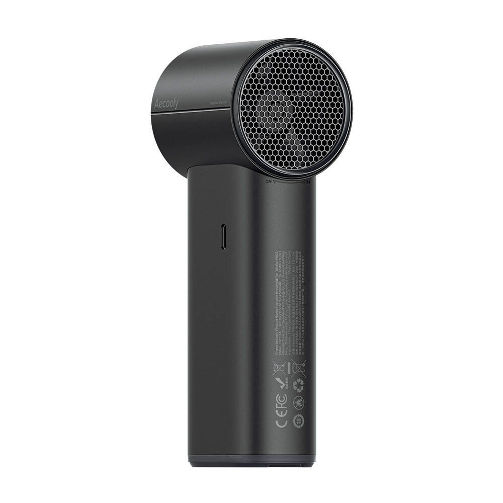 Aecooly PM02 Dijital LED Göstergeli Mist Chill Özellikli 5 Kademeli Portatif Soğutucu El Fanı - 32