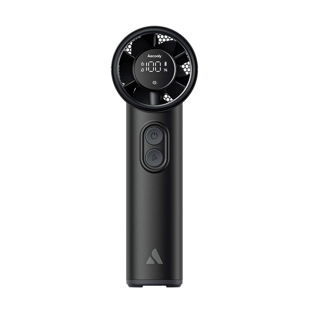 Aecooly PM02 Dijital LED Göstergeli Mist Chill Özellikli 5 Kademeli Portatif Soğutucu El Fanı - 33