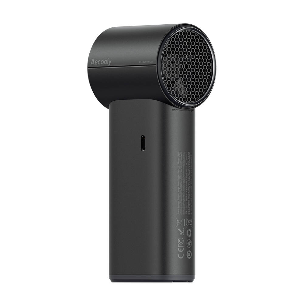 Aecooly PM02 Dijital LED Göstergeli Mist Chill Özellikli 5 Kademeli Portatif Soğutucu El Fanı - 35