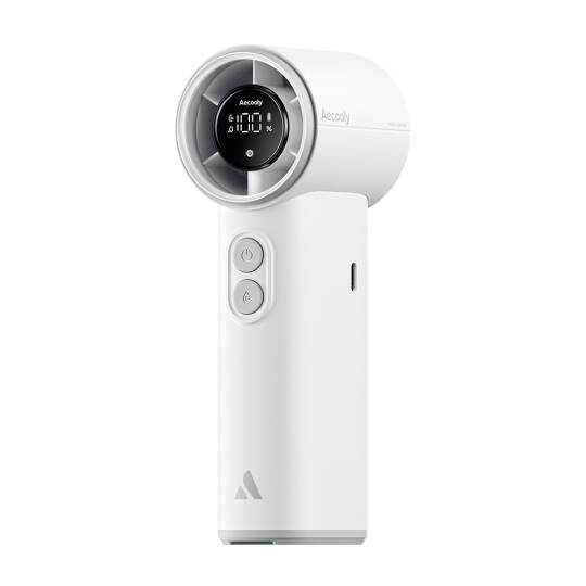 Aecooly PM02 Dijital LED Göstergeli Mist Chill Özellikli 5 Kademeli Portatif Soğutucu El Fanı - 17