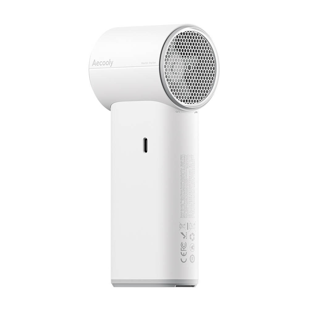 Aecooly PM02 Dijital LED Göstergeli Mist Chill Özellikli 5 Kademeli Portatif Soğutucu El Fanı - 23