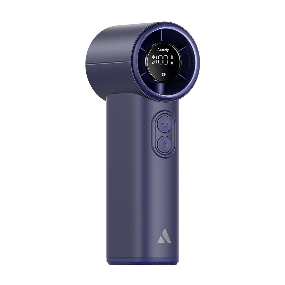 Aecooly PM02 Dijital LED Göstergeli Mist Chill Özellikli 5 Kademeli Portatif Soğutucu El Fanı - 1