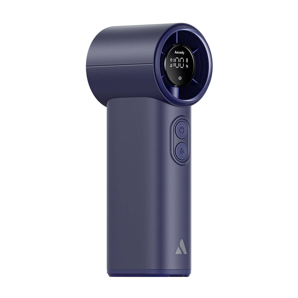 Aecooly PM02 Dijital LED Göstergeli Mist Chill Özellikli 5 Kademeli Portatif Soğutucu El Fanı - 2