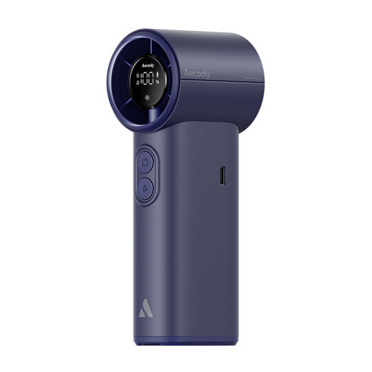 Aecooly PM02 Dijital LED Göstergeli Mist Chill Özellikli 5 Kademeli Portatif Soğutucu El Fanı - 4