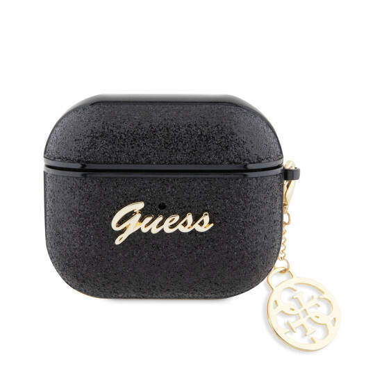 Apple Airpods 3. Nesil Kılıf GUESS Glitter 4G Charm Kapak