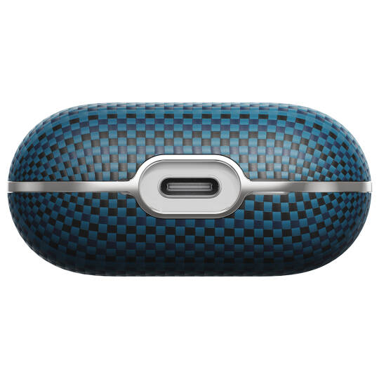 Apple Airpods 4 Kılıf Aramid Fiber Pitaka Tactile Woven Sunset-Moonrise Serisi Kapak - 15