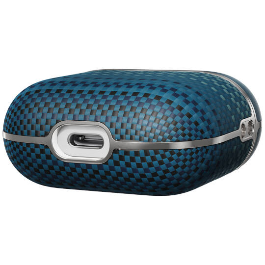 Apple Airpods 4 Kılıf Aramid Fiber Pitaka Tactile Woven Sunset-Moonrise Serisi Kapak - 19