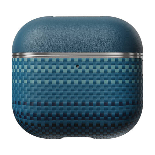 Apple Airpods 4 Kılıf Aramid Fiber Pitaka Tactile Woven Sunset-Moonrise Serisi Kapak - 2
