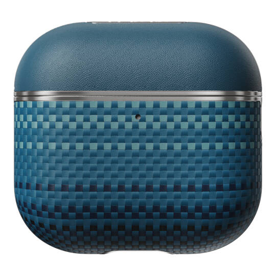 Apple Airpods Pro 2 Kılıf Aramid Fiber Pitaka Tactile Woven Sunset-Moonrise Serisi Kapak - 10