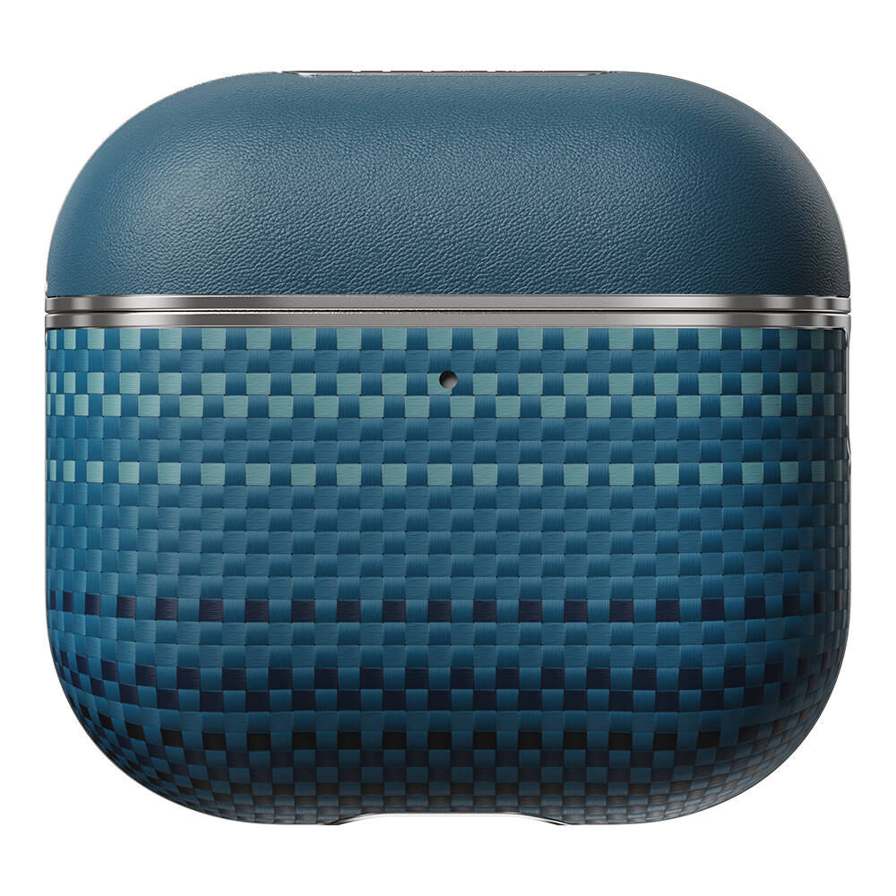 Apple Airpods Pro 2 Kılıf Aramid Fiber Pitaka Tactile Woven Sunset-Moonrise Serisi Kapak - 10