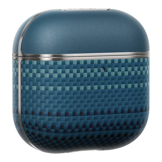 Apple Airpods Pro 2 Kılıf Aramid Fiber Pitaka Tactile Woven Sunset-Moonrise Serisi Kapak - 11