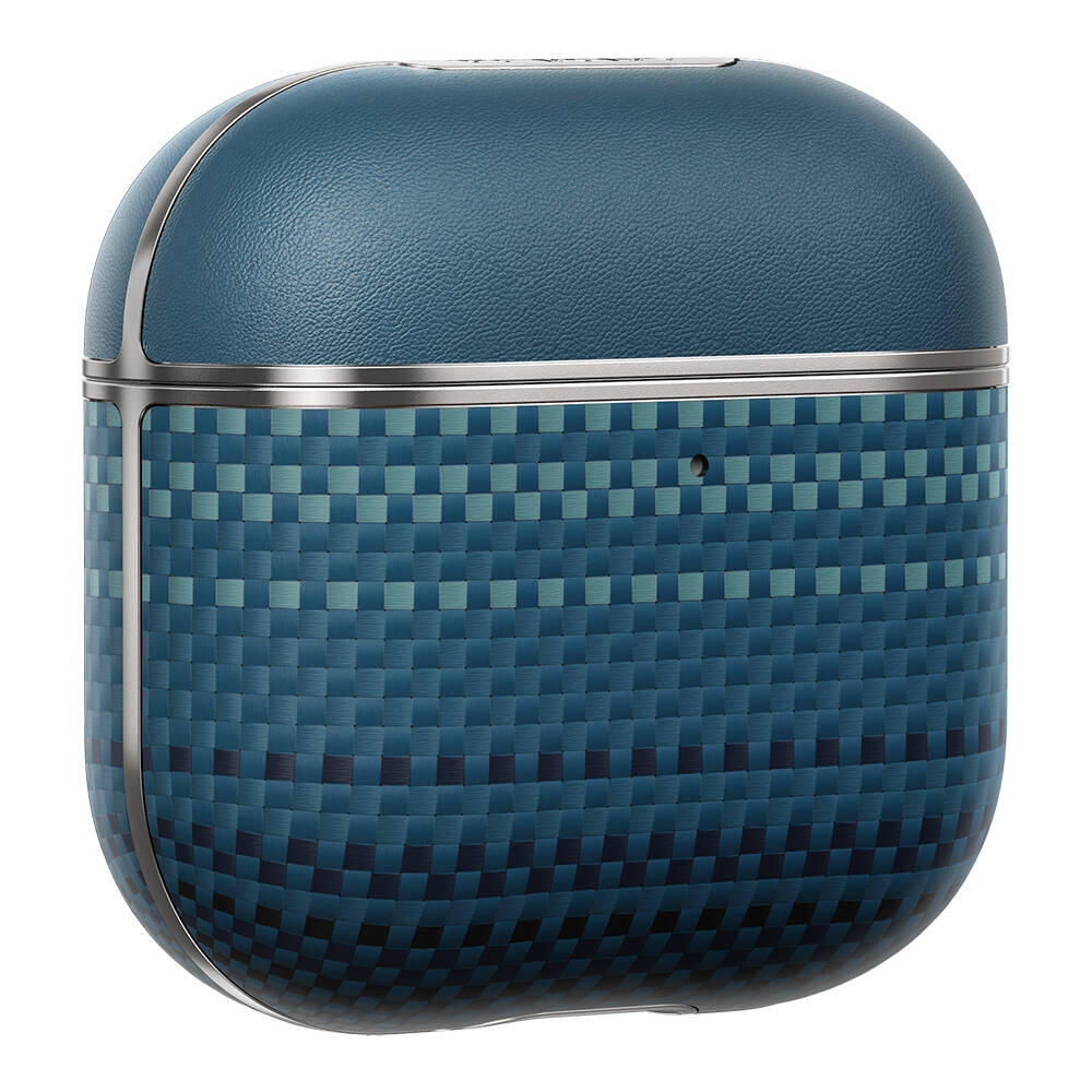 Apple Airpods Pro 2 Kılıf Aramid Fiber Pitaka Tactile Woven Sunset-Moonrise Serisi Kapak - 11