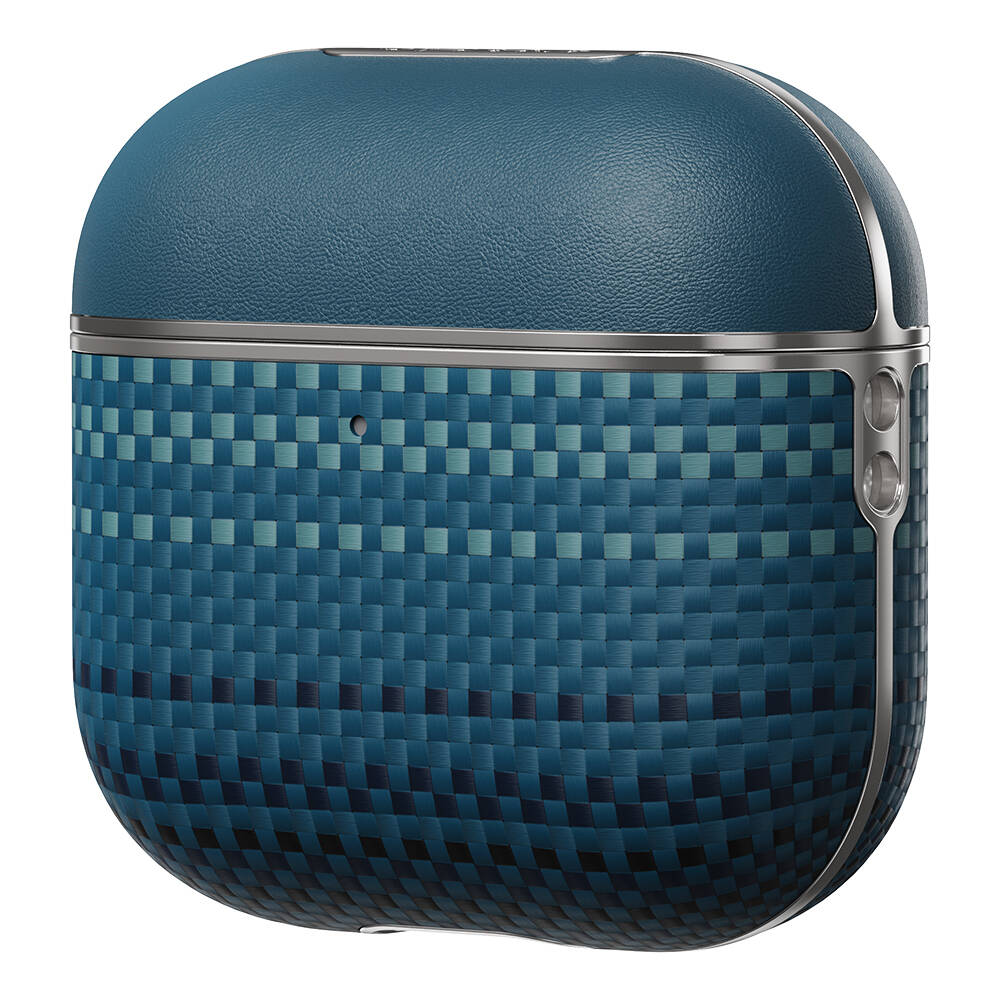 Apple Airpods Pro 2 Kılıf Aramid Fiber Pitaka Tactile Woven Sunset-Moonrise Serisi Kapak - 2