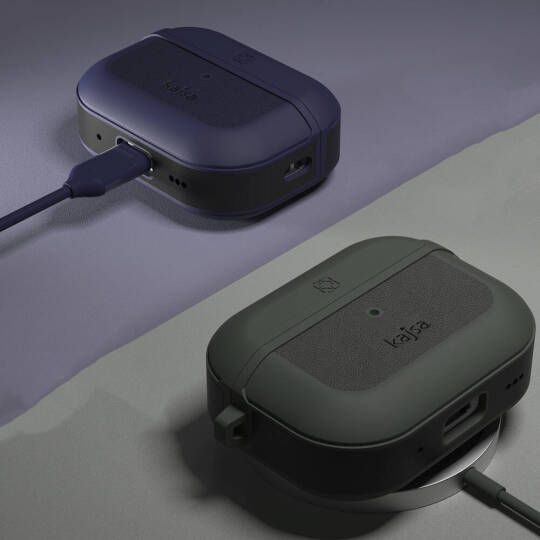 Apple Airpods Pro 2 Kılıf Kajsa Luxe Collection Kablosuz Şarj Uyumlu Kılıf - 8