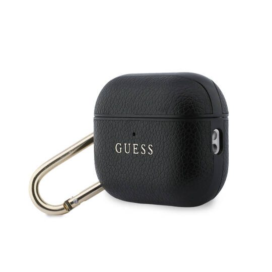 Apple Airpods Pro 3 Kılıf Guess Orjinal Lisanslı Anahtarlıklı PU Deri Kapak - 3