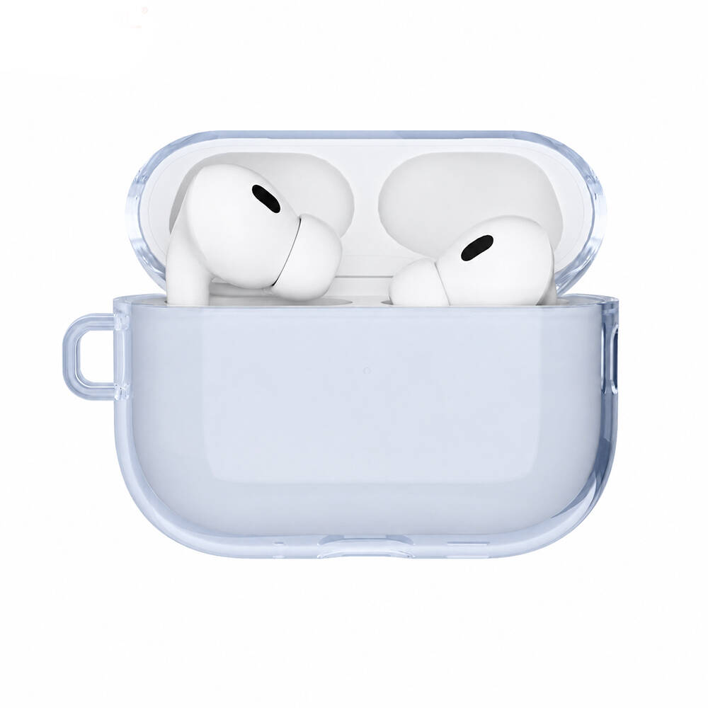 Apple AirPods Pro 3 Kılıf M-Safe Şarj Özellikli Mutural Ice Colour Serisi Silikon Kapak - 31