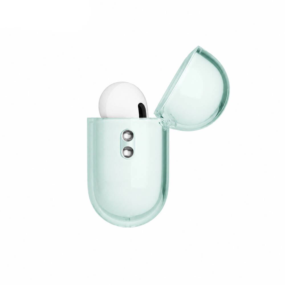 Apple AirPods Pro 3 Kılıf M-Safe Şarj Özellikli Mutural Ice Colour Serisi Silikon Kapak - 29