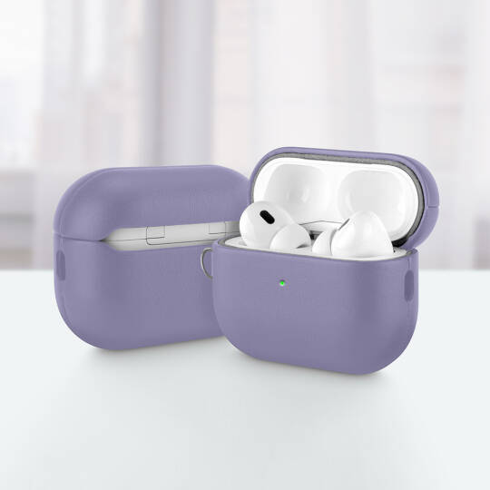 Apple AirPods Pro 3 Kılıf M-Safe Şarj Özellikli Mutural Yahu Serisi Deri Tasarımlı Kapak - 34