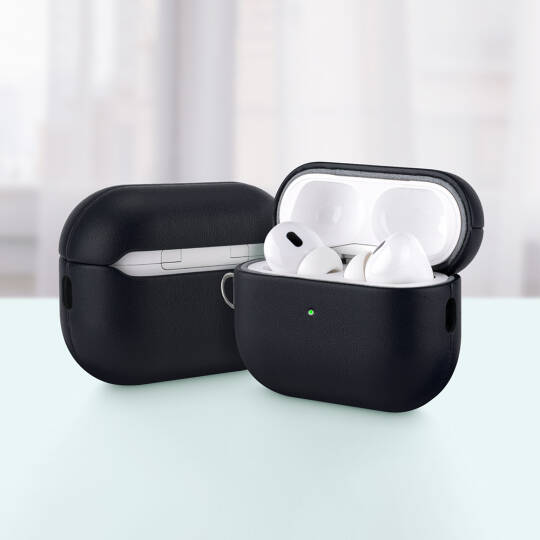 Apple AirPods Pro 3 Kılıf M-Safe Şarj Özellikli Mutural Yahu Serisi Deri Tasarımlı Kapak - 28