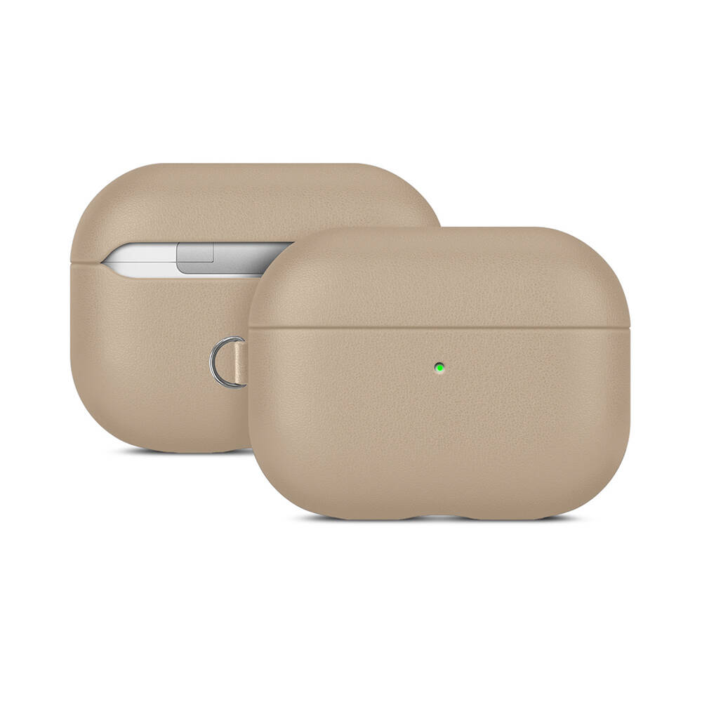 Apple AirPods Pro 3 Kılıf M-Safe Şarj Özellikli Mutural Yahu Serisi Deri Tasarımlı Kapak - 19