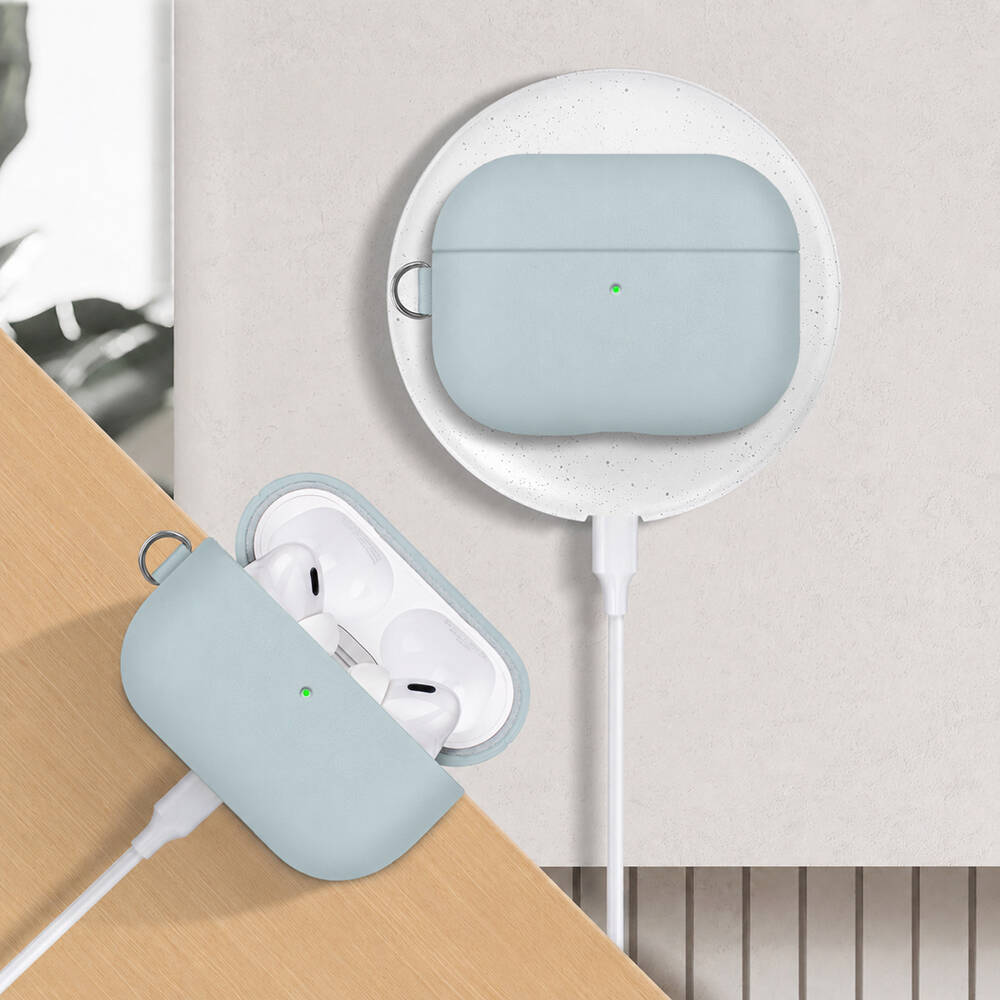 Apple AirPods Pro 3 Kılıf M-Safe Şarj Özellikli Mutural Yahu Serisi Deri Tasarımlı Kapak - 14
