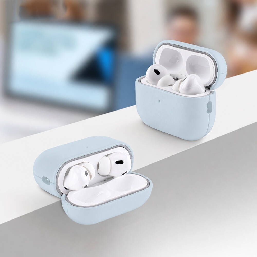 Apple AirPods Pro 3 Kılıf M-Safe Şarj Özellikli Mutural Yahu Serisi Deri Tasarımlı Kapak - 18