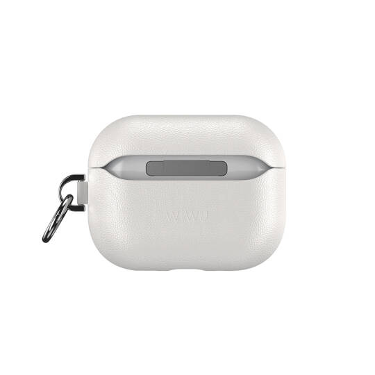 Apple AirPods Pro 3 Wiwu HC-201 Parmak İzi Bırakmayan Deri Kılıf - 12