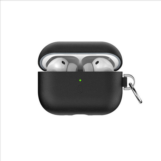Apple AirPods Pro 3 Wiwu HC-201 Parmak İzi Bırakmayan Deri Kılıf - 3