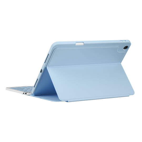 Apple iPad 10.2 2021 (9.Nesil) Wiwu Protective Gizli Kalem Bölmeli Klavyeli Kılıf - 12