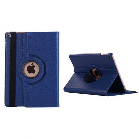 Apple iPad 10.2 2021 (9.Nesil) Zore Dönebilen Standlı Kılıf Lacivert