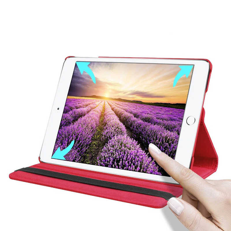Apple iPad 10.2 (8.Nesil) Zore Dönebilen Standlı Kılıf - 13