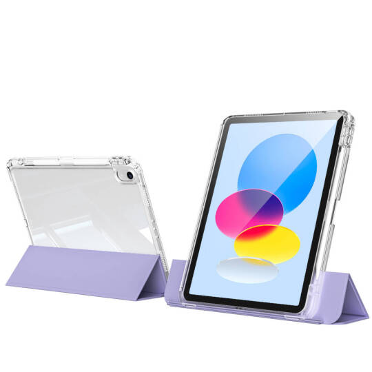 ​Apple iPad 10.9 2022 (10.Nesil) Kılıf Magnetik Ayrılabilen Airbagli Zore Sliding Tablet Kılıfı - 12