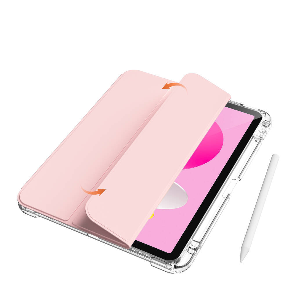 ​Apple iPad 10.9 2022 (10.Nesil) Kılıf Magnetik Ayrılabilen Airbagli Zore Sliding Tablet Kılıfı - 14