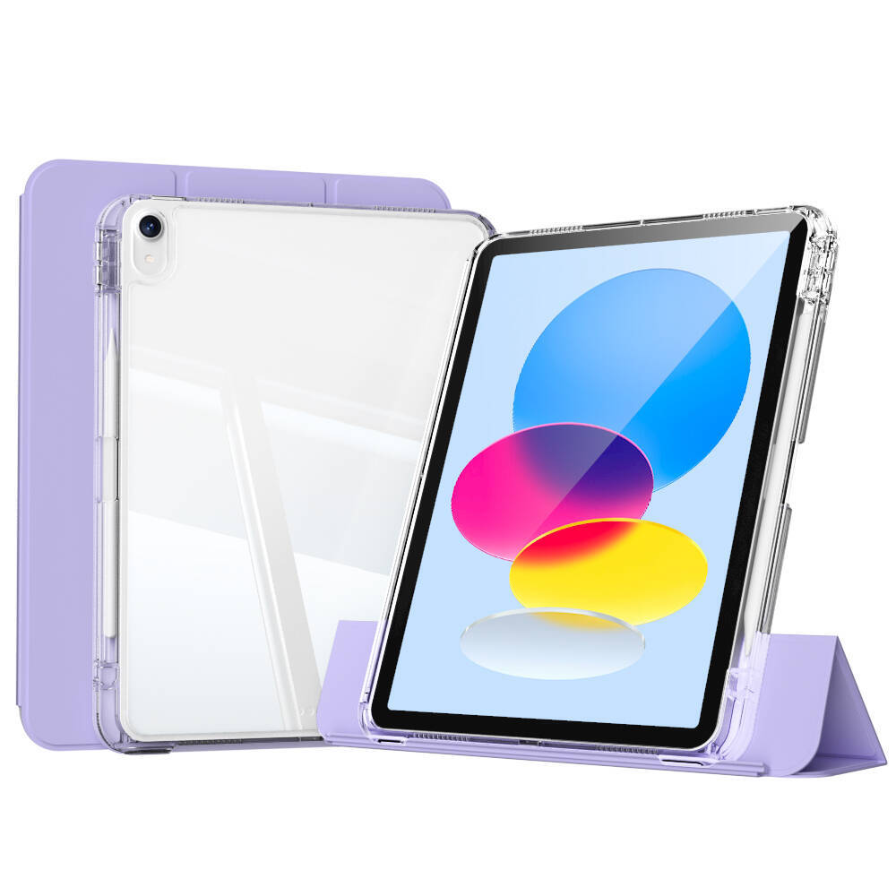 ​Apple iPad 10.9 2022 (10.Nesil) Kılıf Magnetik Ayrılabilen Airbagli Zore Sliding Tablet Kılıfı - 7