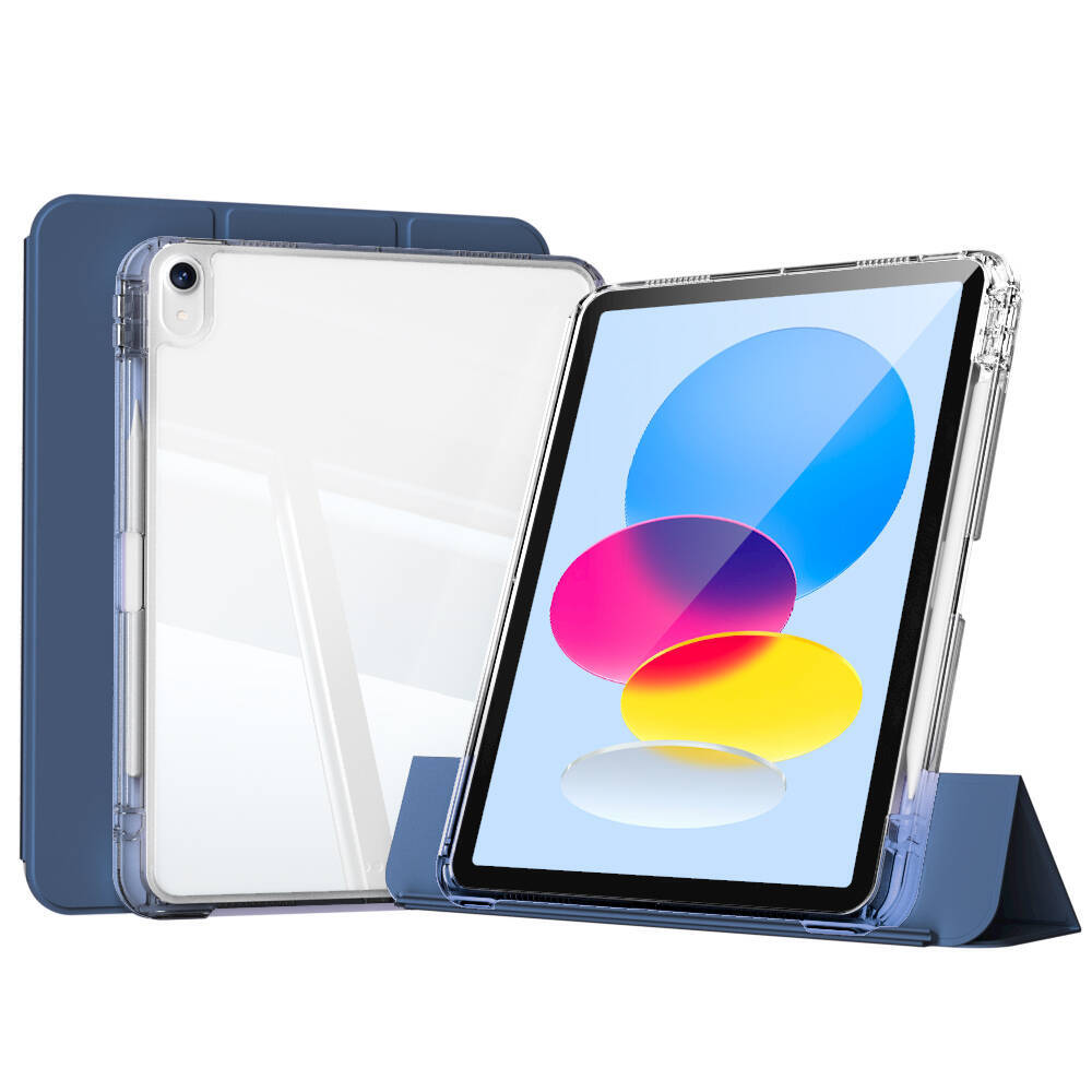 ​Apple iPad 10.9 2022 (10.Nesil) Kılıf Magnetik Ayrılabilen Airbagli Zore Sliding Tablet Kılıfı - 2