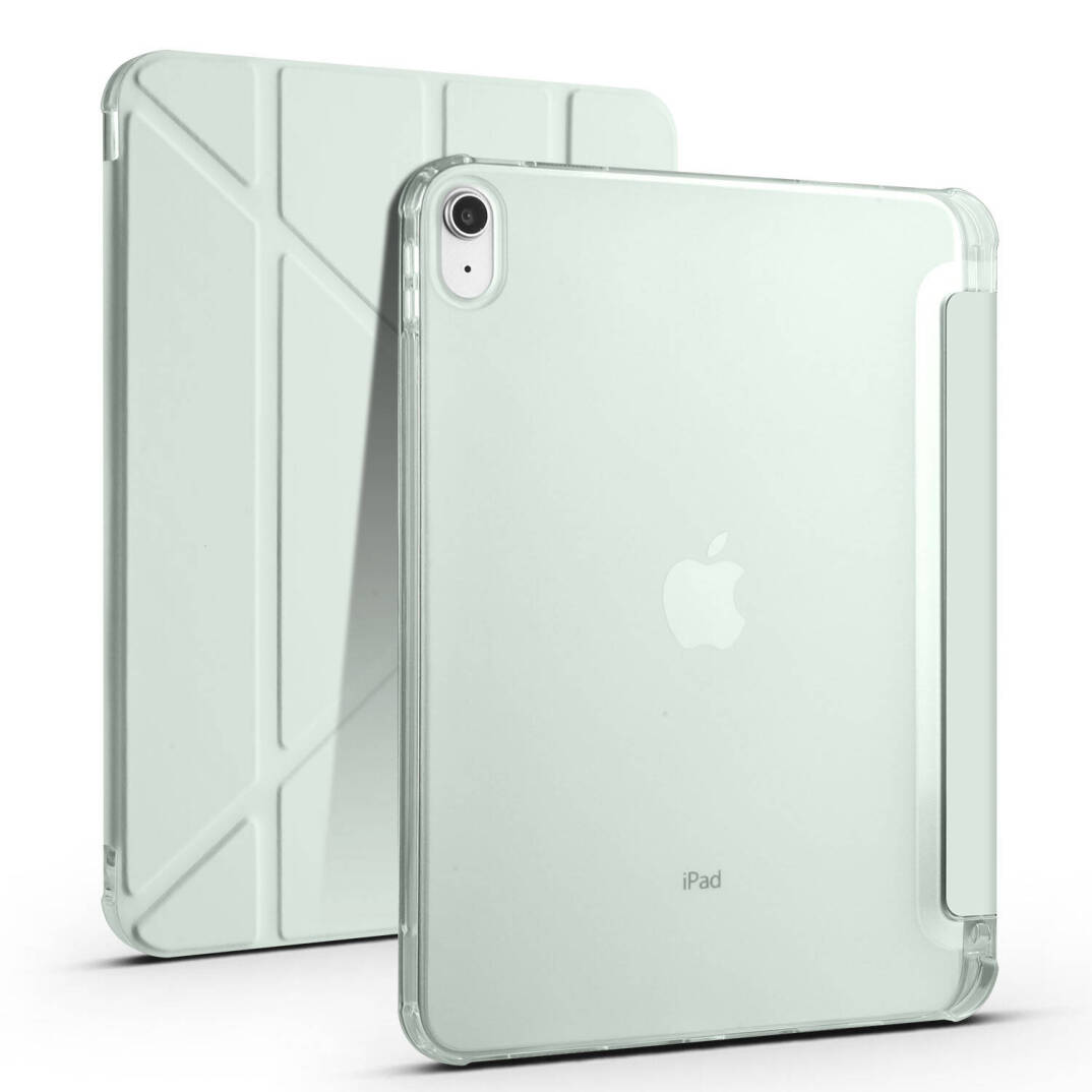 Apple iPad 10.9 2022 (10.Nesil) Kılıf Zore Tri Folding Kalem Bölmeli Standlı Kılıf - 7
