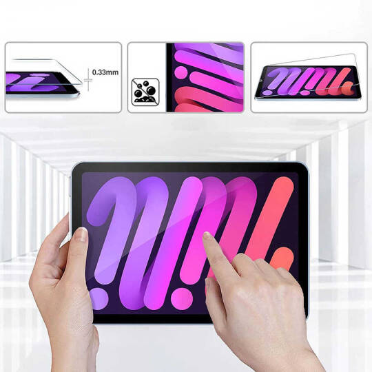 Apple iPad 10.9 2022 (10.Nesil) Zore Tablet Temperli Cam Ekran Koruyucu - 7