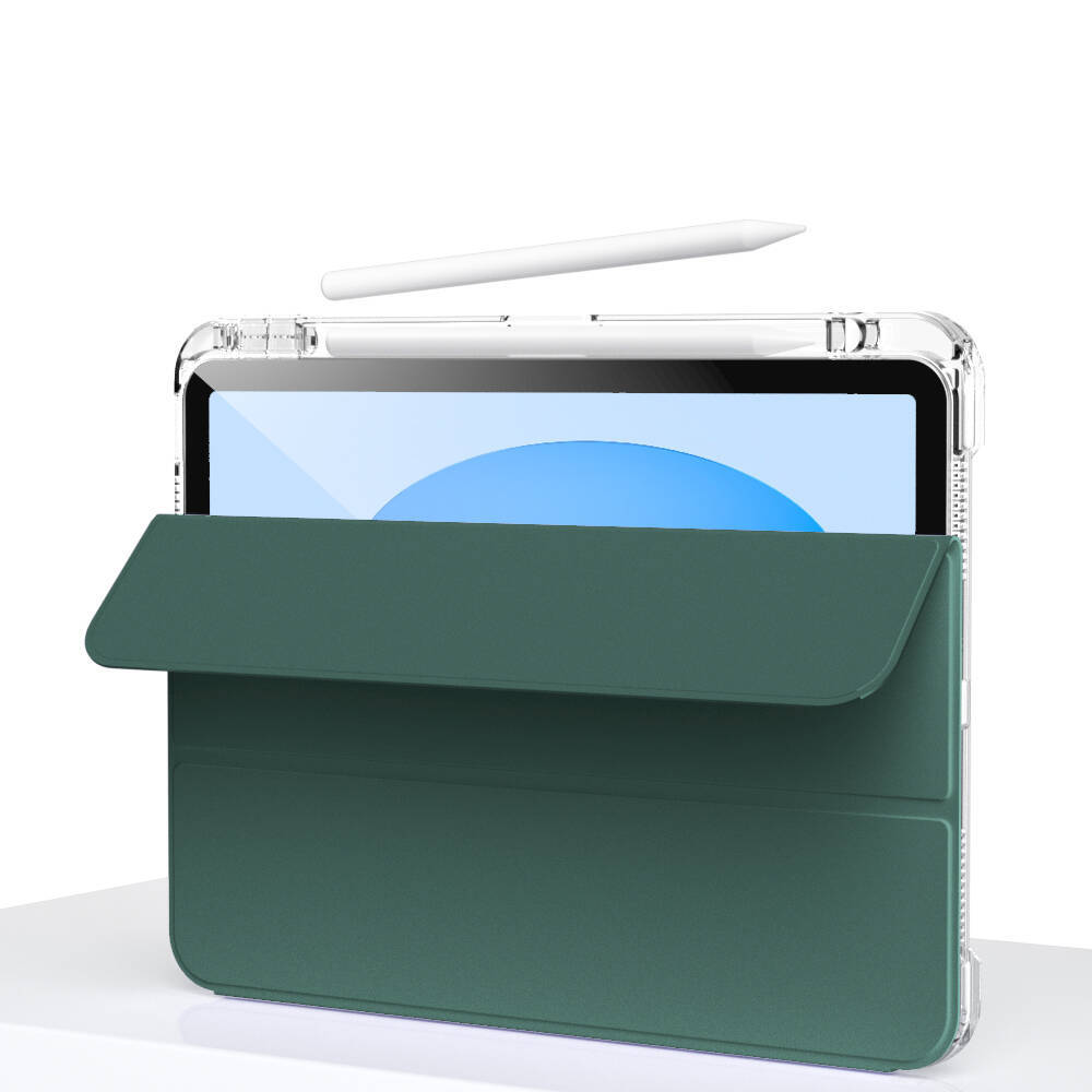 Apple iPad 11.Nesil 2025 Kılıf Magnetik Ayrılabilen Airbagli Zore Sliding Tablet Kılıfı - 7