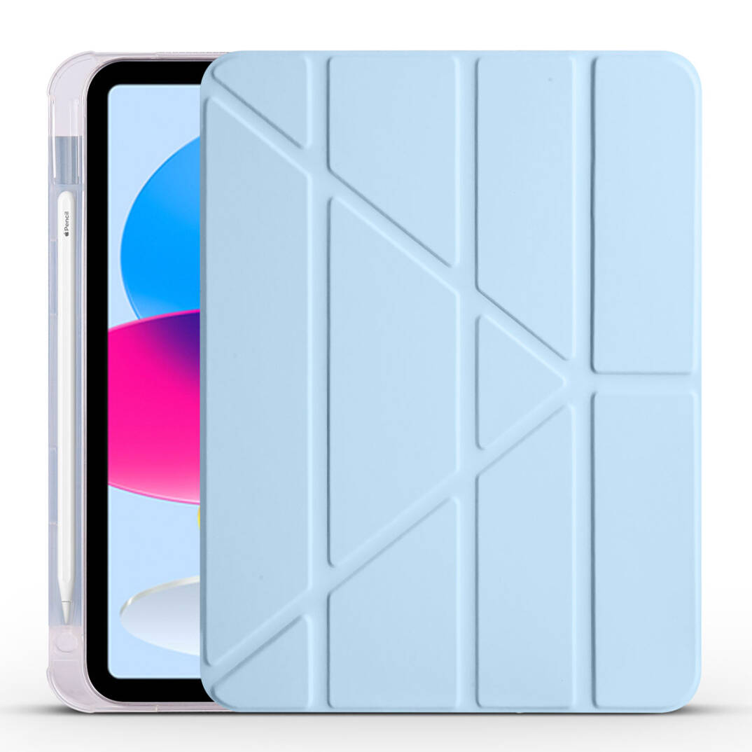 Apple iPad 11.Nesil 2025 Kılıf Zore Tri Folding Kalem Bölmeli Standlı Kılıf - 29