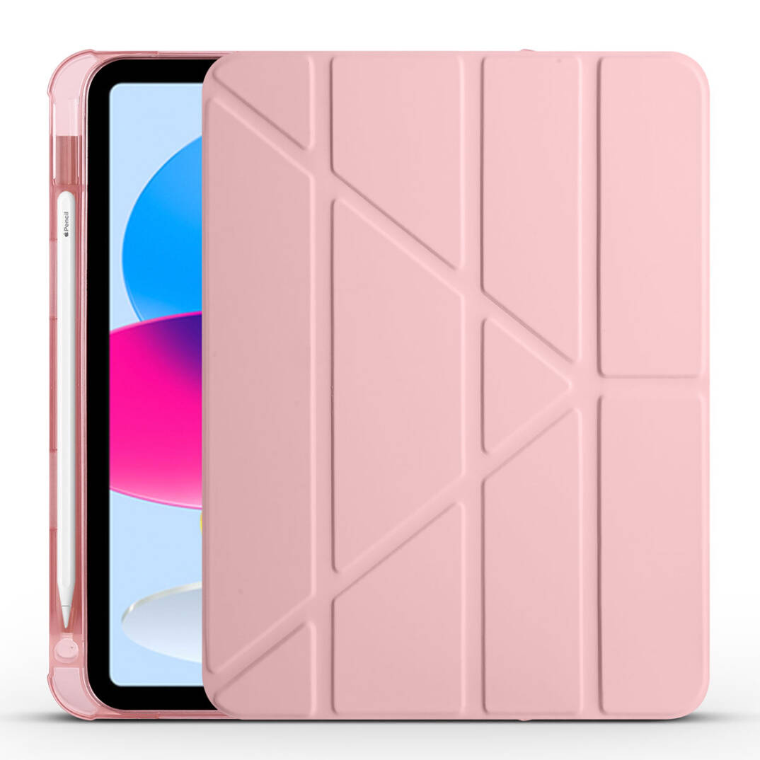 Apple iPad 11.Nesil 2025 Kılıf Zore Tri Folding Kalem Bölmeli Standlı Kılıf - 27
