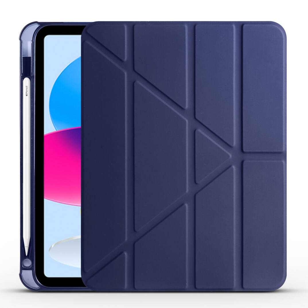 Apple iPad 11.Nesil 2025 Kılıf Zore Tri Folding Kalem Bölmeli Standlı Kılıf - 26