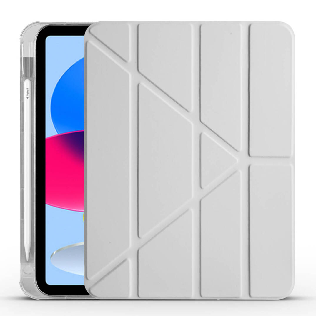 Apple iPad 11.Nesil 2025 Kılıf Zore Tri Folding Kalem Bölmeli Standlı Kılıf - 23