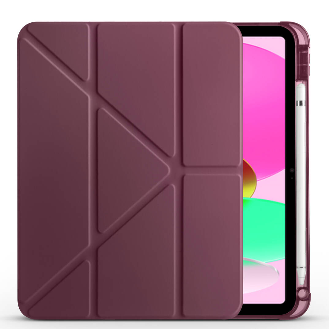 Apple iPad 11.Nesil 2025 Kılıf Zore Tri Folding Kalem Bölmeli Standlı Kılıf - 21