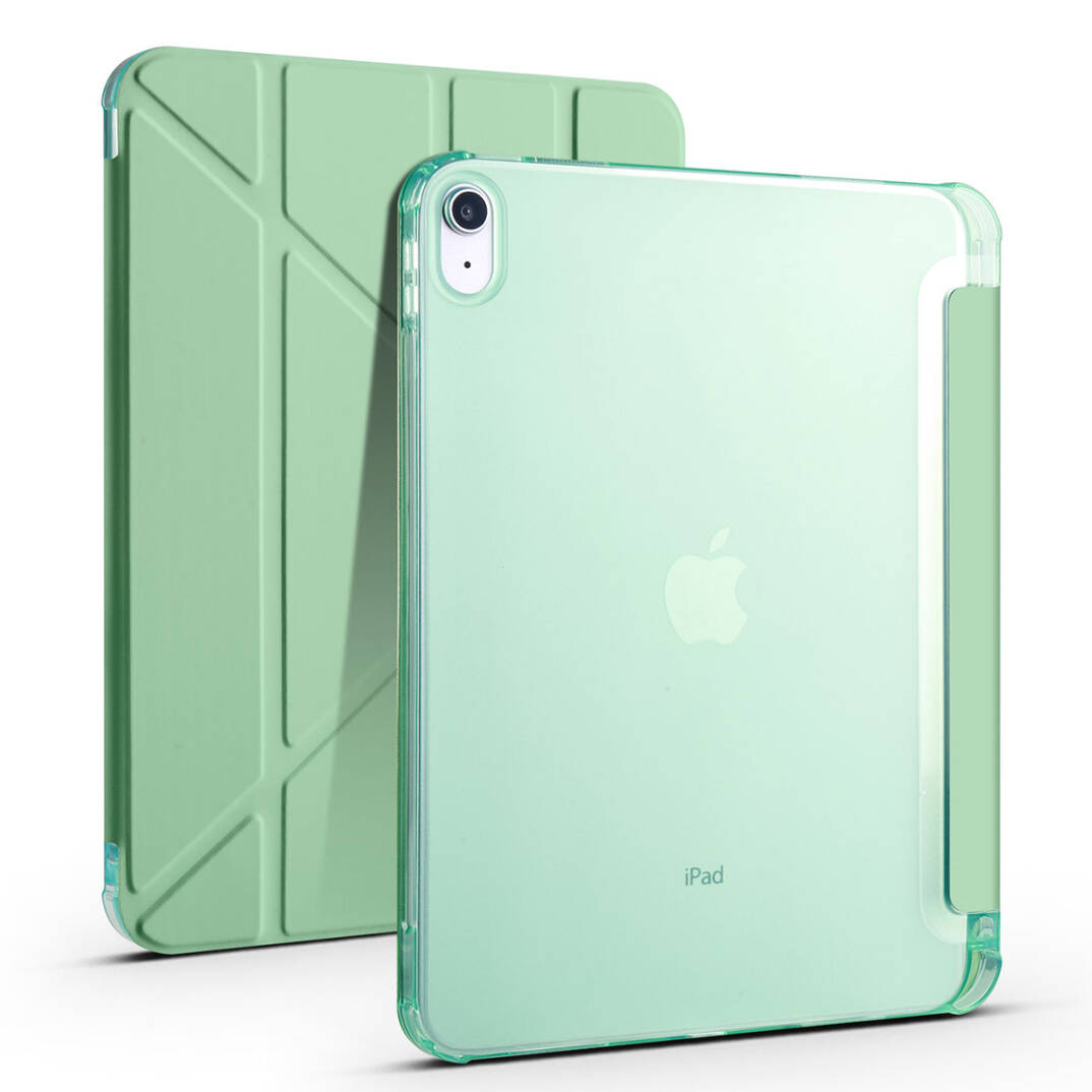 Apple iPad 11.Nesil 2025 Kılıf Zore Tri Folding Kalem Bölmeli Standlı Kılıf - 1